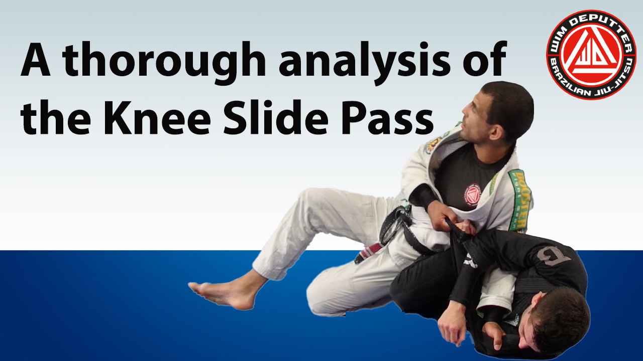 Brazilian Jiu Jitsu Knee cut slide slice guard pass Wim Deputter knee cut pass half guard mirroring principle 